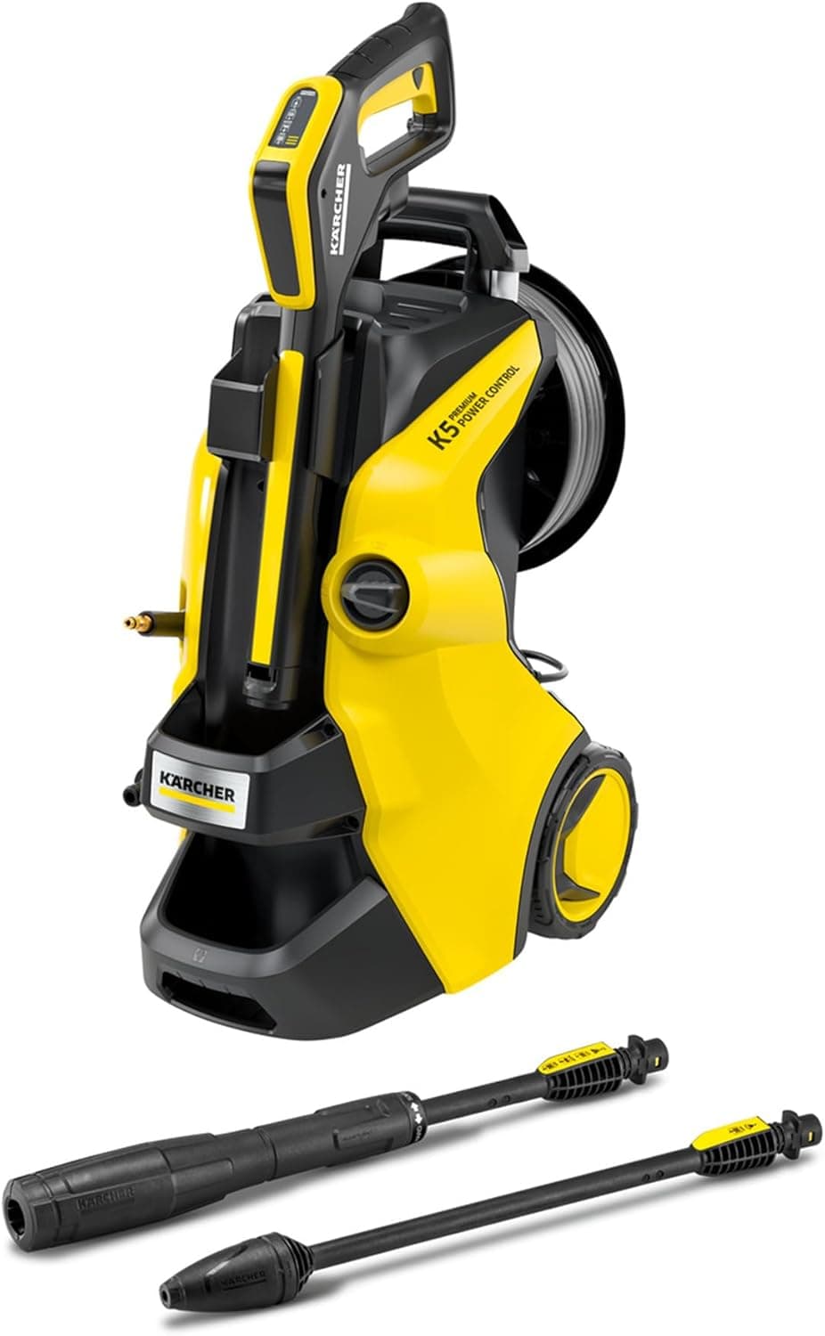 Kärcher Hidro-limpador K 5 Premium Power Control Flex, pressão: 145 bar, fluxo: 500 l/h, desempenho: 40 m²/h, peso: 13,9 kg, mangueira Flex e pistola de alta pressão, turbo, lança