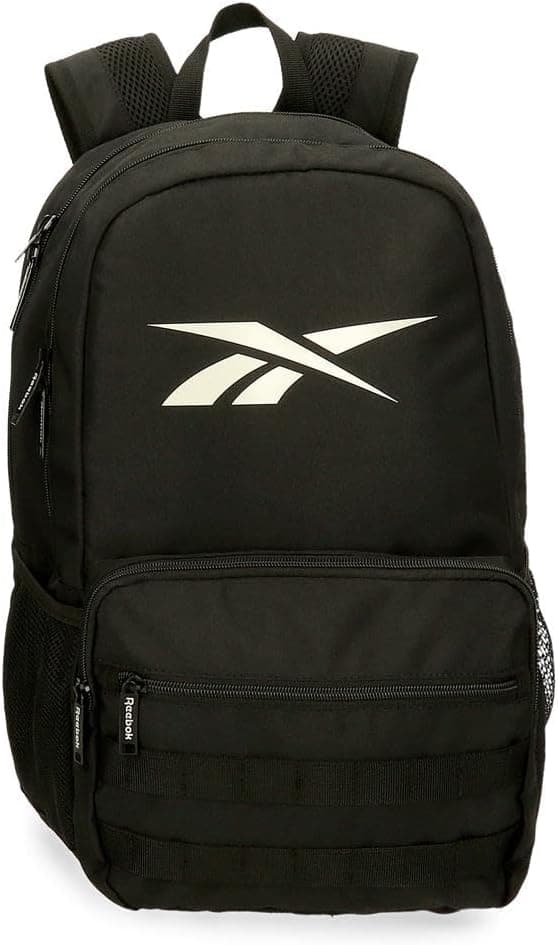 Reebok Malden Mochilas desportivas, tamanhos e modelos, vários compartimentos, poliéster, de Joumma Bags, Preto, Talla única, Mochila dupla