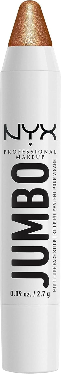 NYX Professional Makeup Jumbo Lápis de olhos iluminador, delineador e sombra de olhos, textura cremosa, Jumbo Highlighter Stick, Tom: Apple Pie