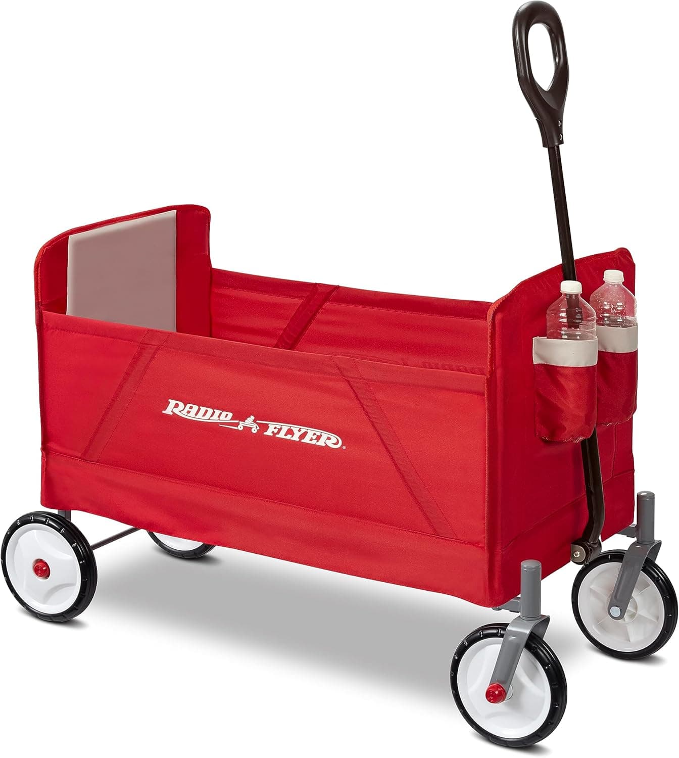 Radio Flyer EZ Folding Wagon | Carrinho dobrável vermelho para crianças e transporte de carga