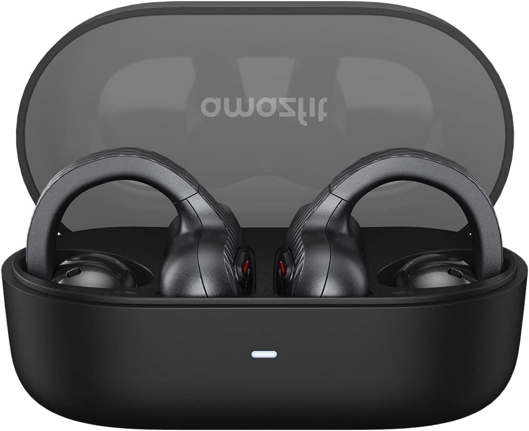 Amazfit Up OWS | Auriculares Bluetooth abertos com controlo táctil e redução de ruído IA para desporto
