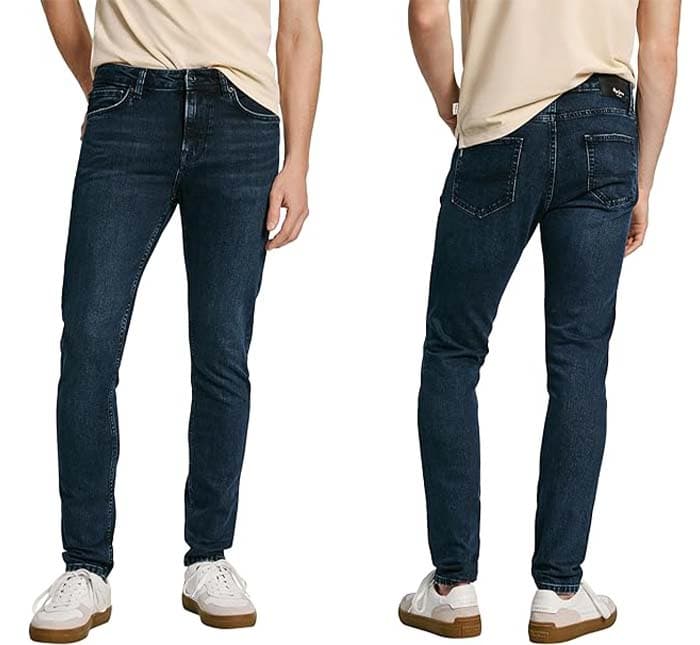 Pepe Jeans Fit Skinny e Cintura Regular Finsbury para homem