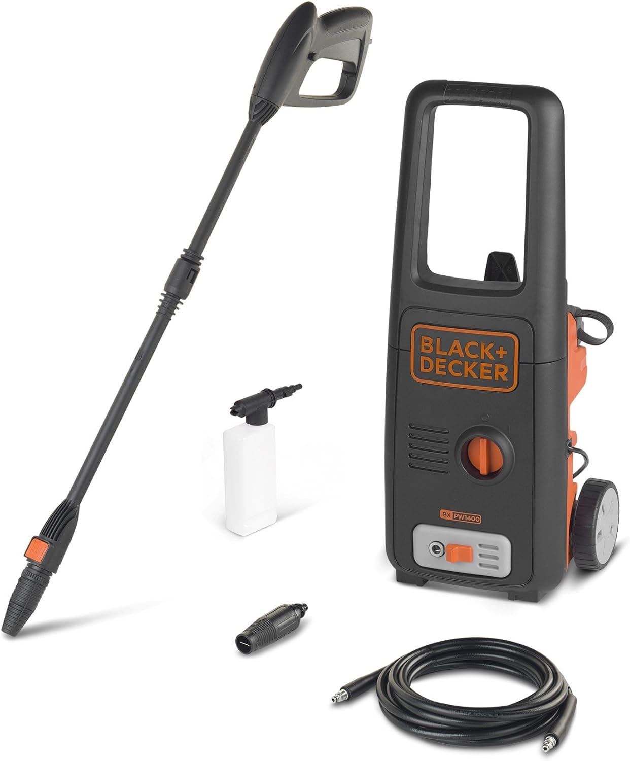 Black+Decker Hidrolimpeza de alta pressão BXPW1400E (1400 W, 110 bar, 390 l/h)
