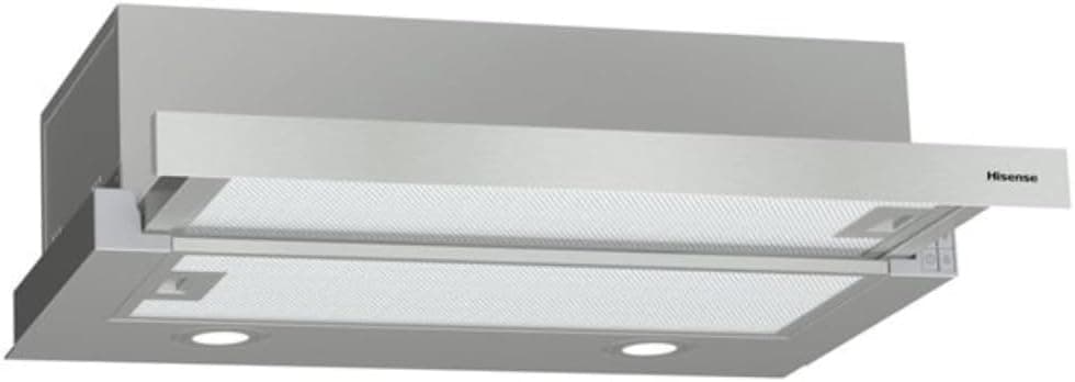 Hisense CH6TL4BX | Exaustor telescópico 60 cm com iluminação LED e 450 m³/h