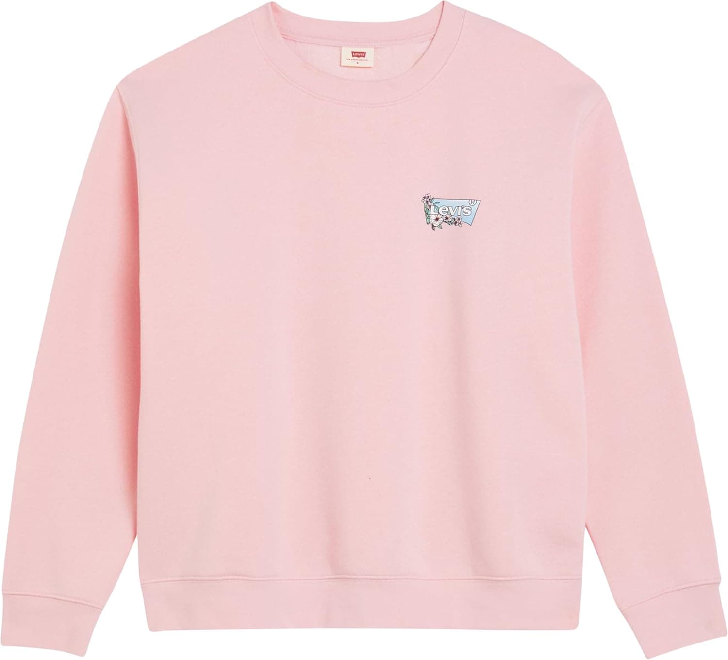 Levi's Everyday Crew | Sweatshirt para mulher com padrão Maya Fuzzy Dot