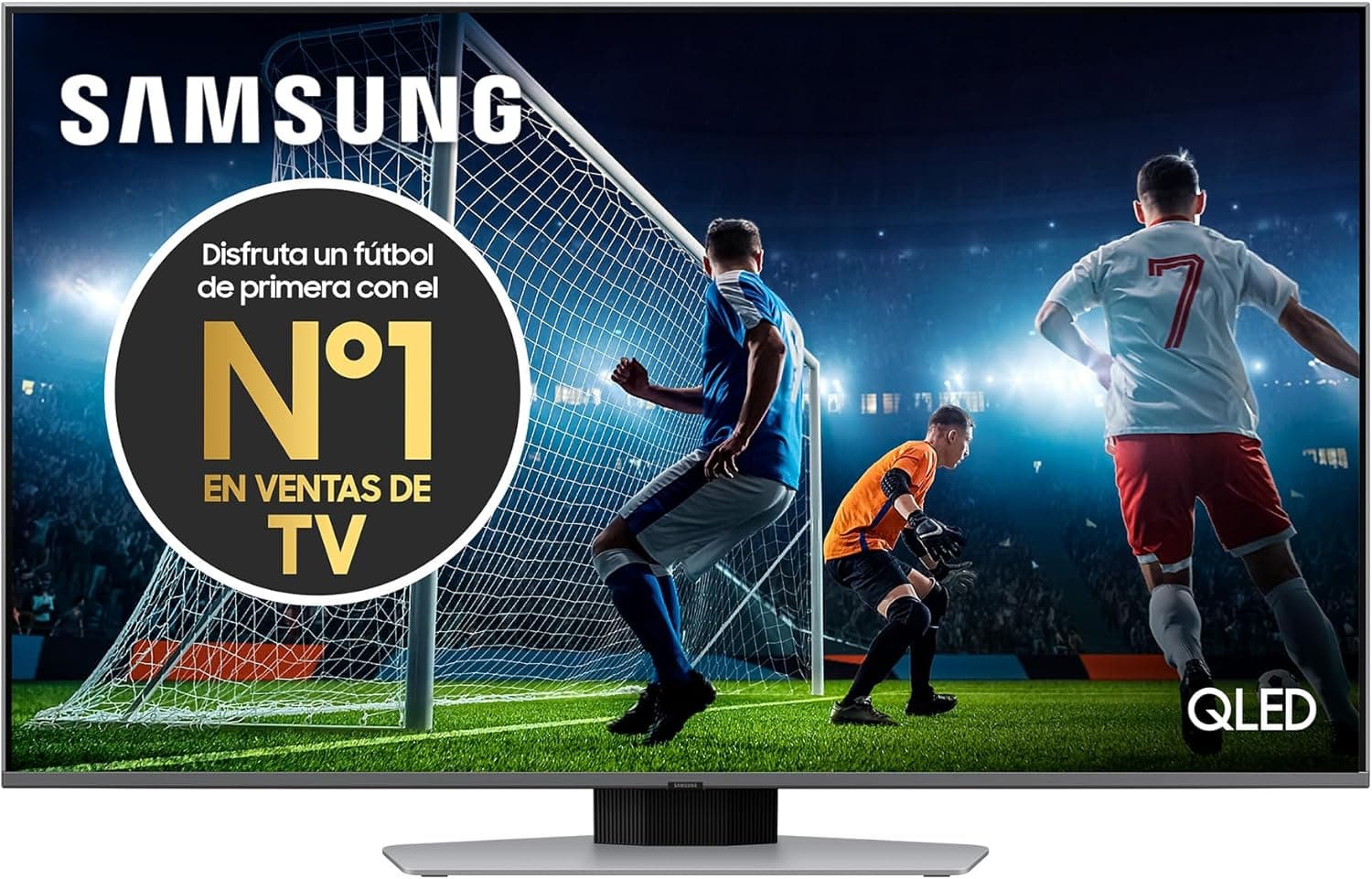 SAMSUNG TV QLED 4K 2024 50Q80D Smart TV de 50" com imagem e som melhorados, controlo de cores com Full Array, melhor Smart TV e escuta todos os altifalantes com Q-Symphony 