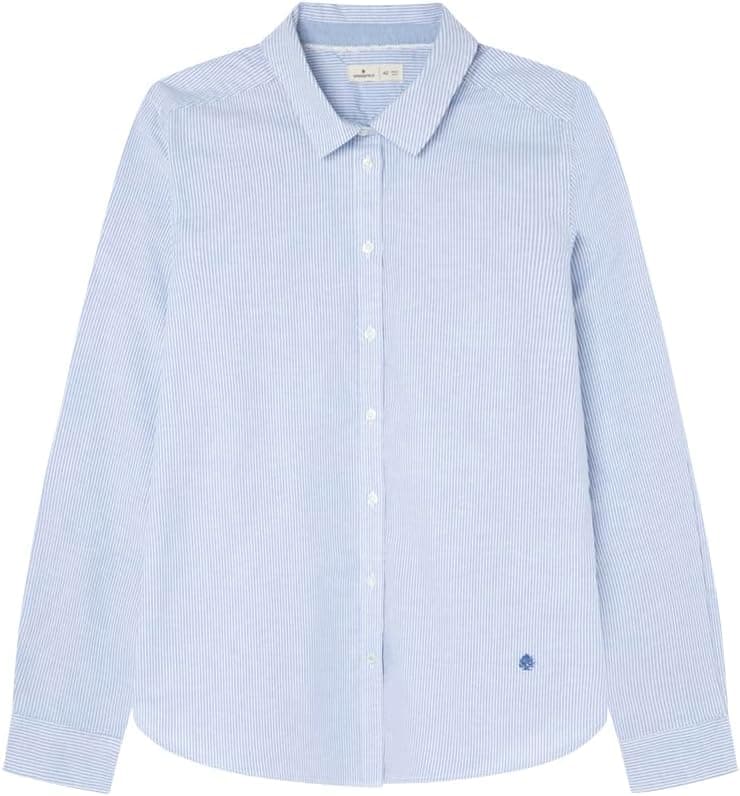 SPRINGFIELD Camisa Oxford de algodão e elastano para mulher