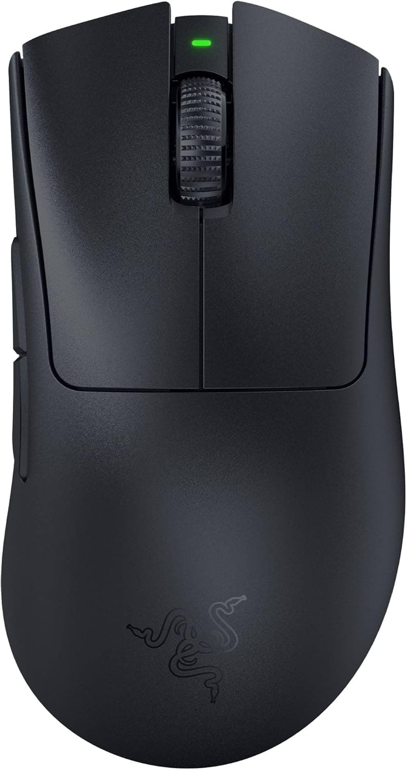 Razer DeathAdder V3 Pro - rato leve sem fios ergonómico para desportos eletrónicos (63 gramas, sensor ótico Focus Pro 30K, interruptores de rato Gen-3, Hyperspeed Wireless) preto