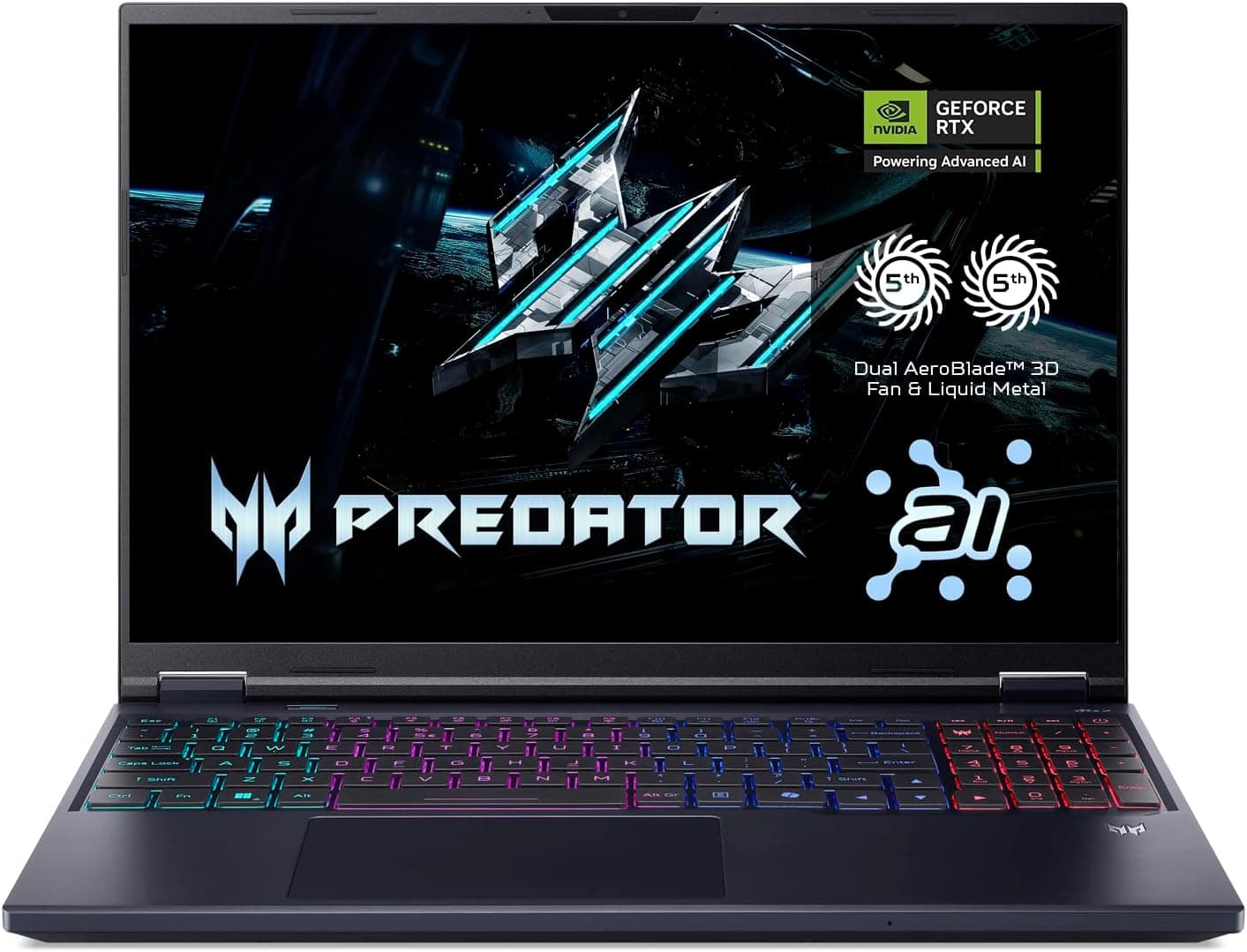 Acer Predator Helios Neo 18 AI PHN18-72 | Portátil gaming 18 polegadas WQXGA IPS com Intel Core Ultra 9 32 GB RAM 1 TB SSD e GeForce RTX 5070