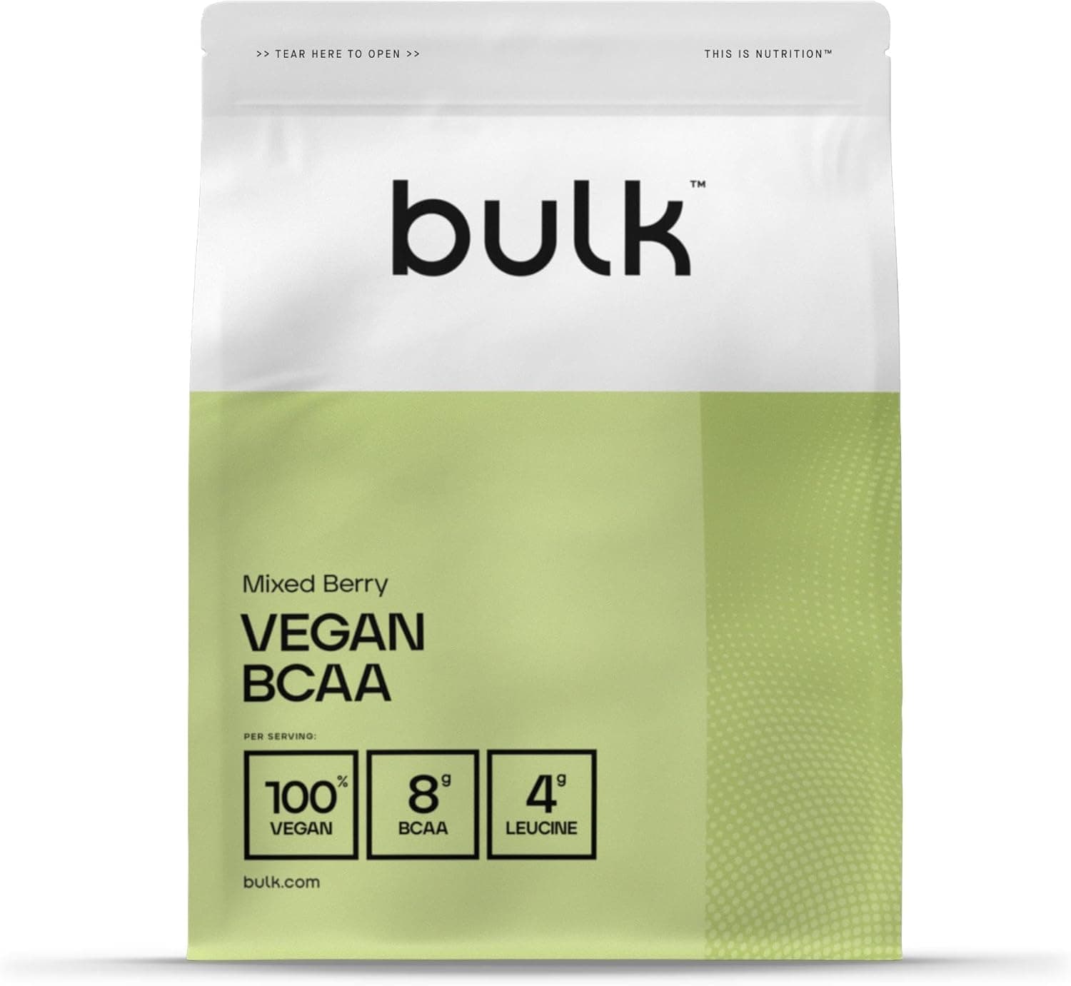 Bulk BCAA em pó vegano, mistura de bagas, 500 g