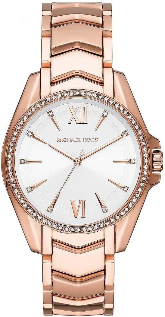 Michael Kors Whitney Relógio para mulher, movimento de quartzo com correia de aço