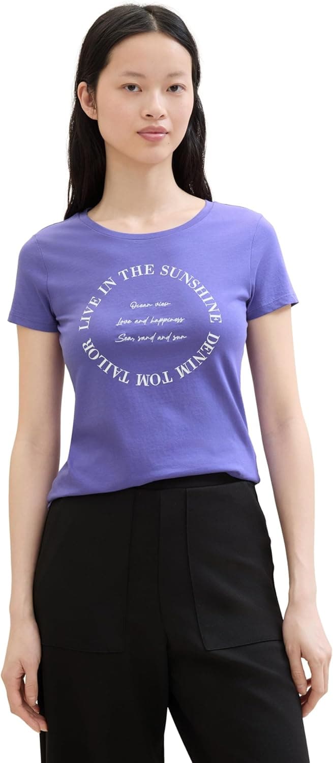 TOM TAILOR Denim T-shirt para mulher