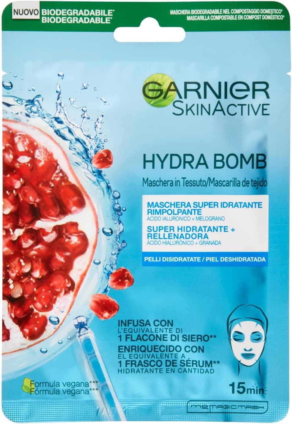 GARNIER Tissu Máscara energética, 32 g 