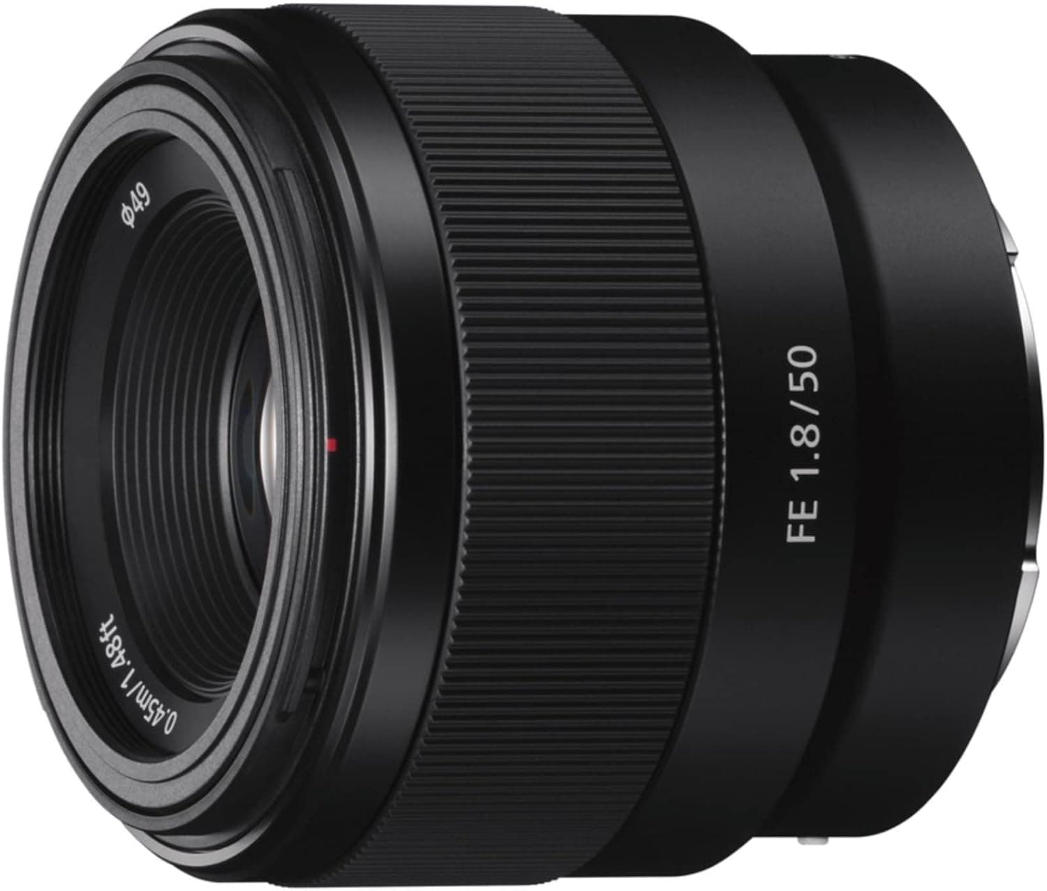 Sony Lente padrão SEL-50F18F (comprimento focal fixo, 50 mm, F1,8, quadro completo, adequado para as séries A7, A6000, A5100, A5000 e Nex, armação E) preto