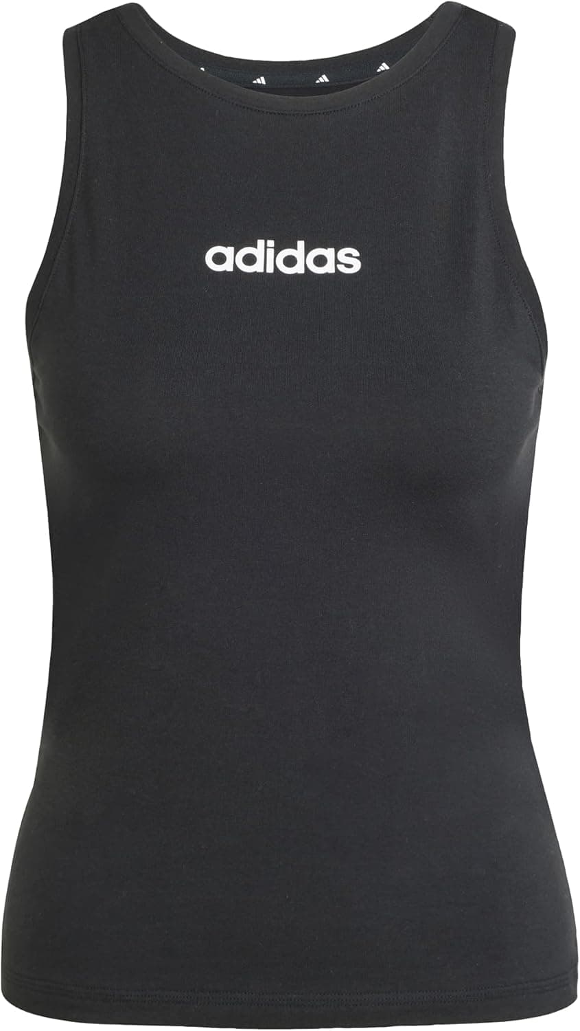 adidas Essentials Linear Slim Cotton Tank T-shirt de mulher