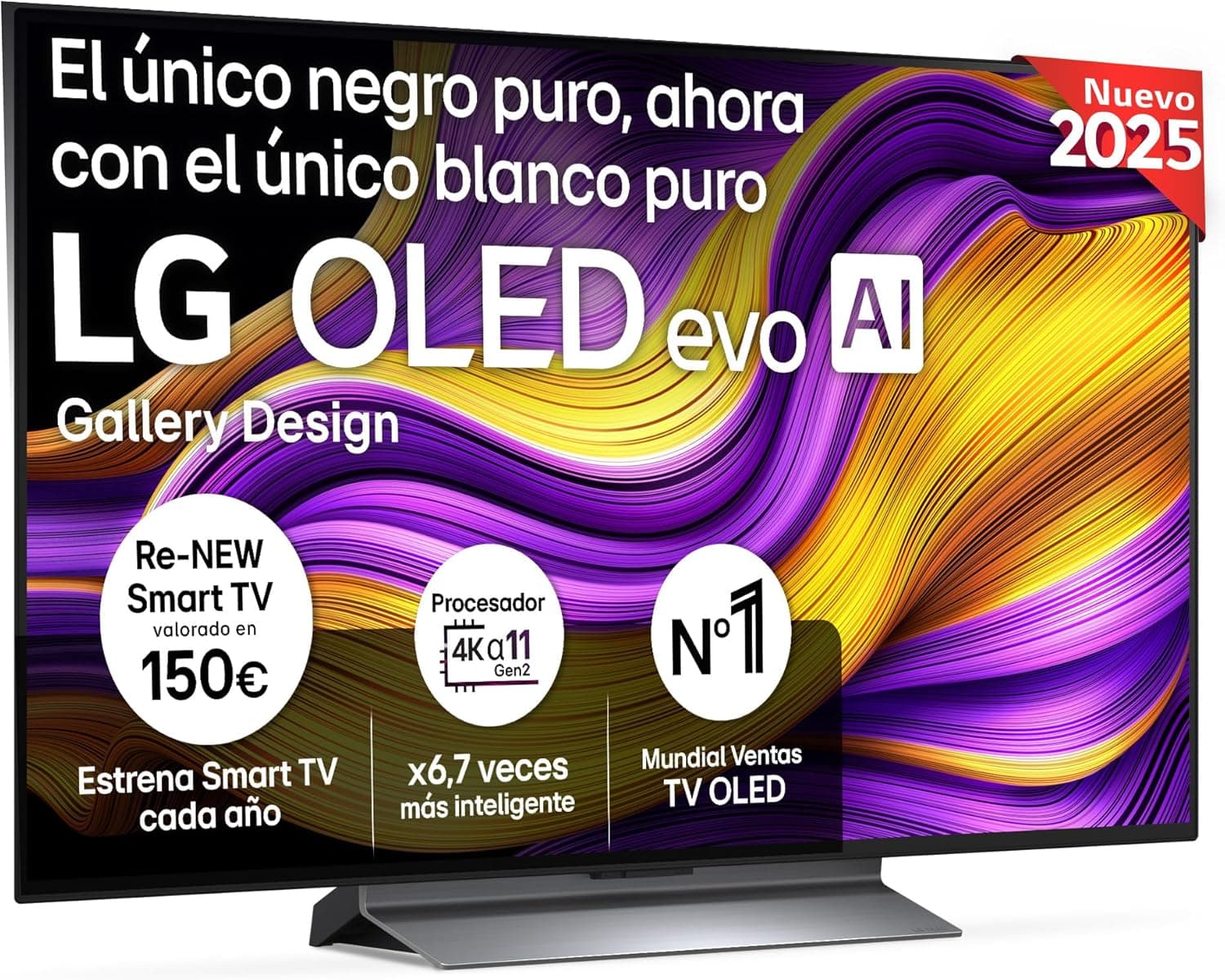 LG OLED48G56LS | TV OLED EVO 4K de 48 polegadas com Dolby Vision, Dolby Atmos e inteligência artificial
