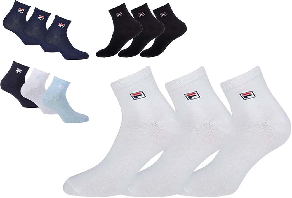 Fila | Pack de meias curtas brancas para homem 