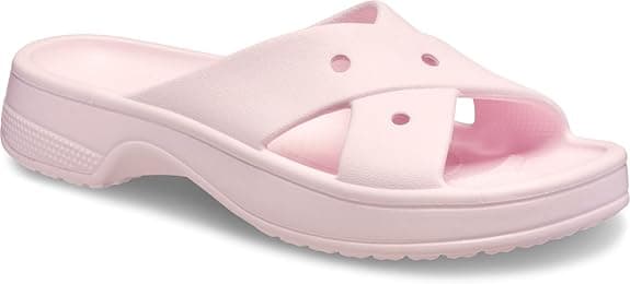 Crocs Classic Cross Strap | Sandálias para mulher, rosa