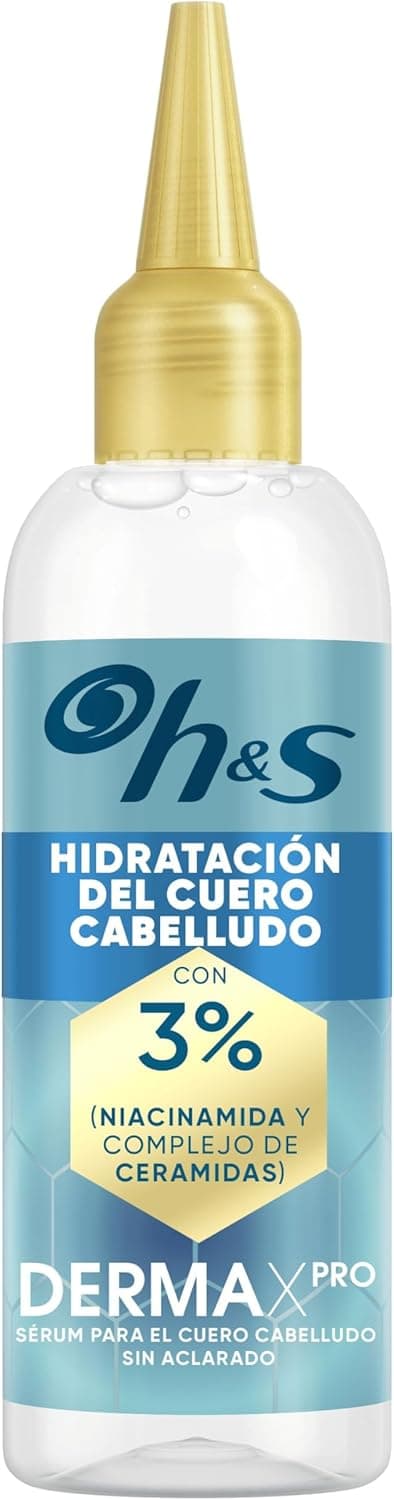H&S DermaXPro Hidratação instantânea tratamento para couro cabeludo 145 ml niacinamida