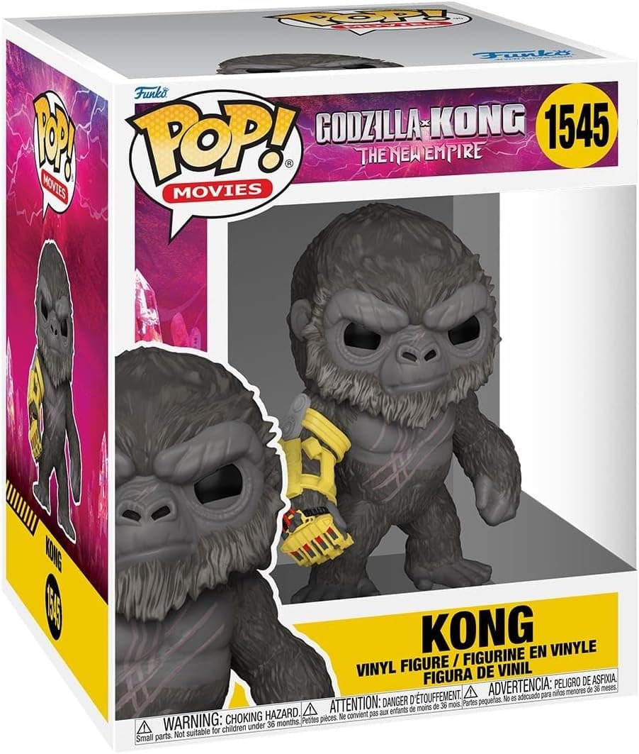 Funko Pop! Super: Godzilla X King Kong: The New Empire - King Kong - Godzilla Vs Kong 2 - Figura de vinil colecionável