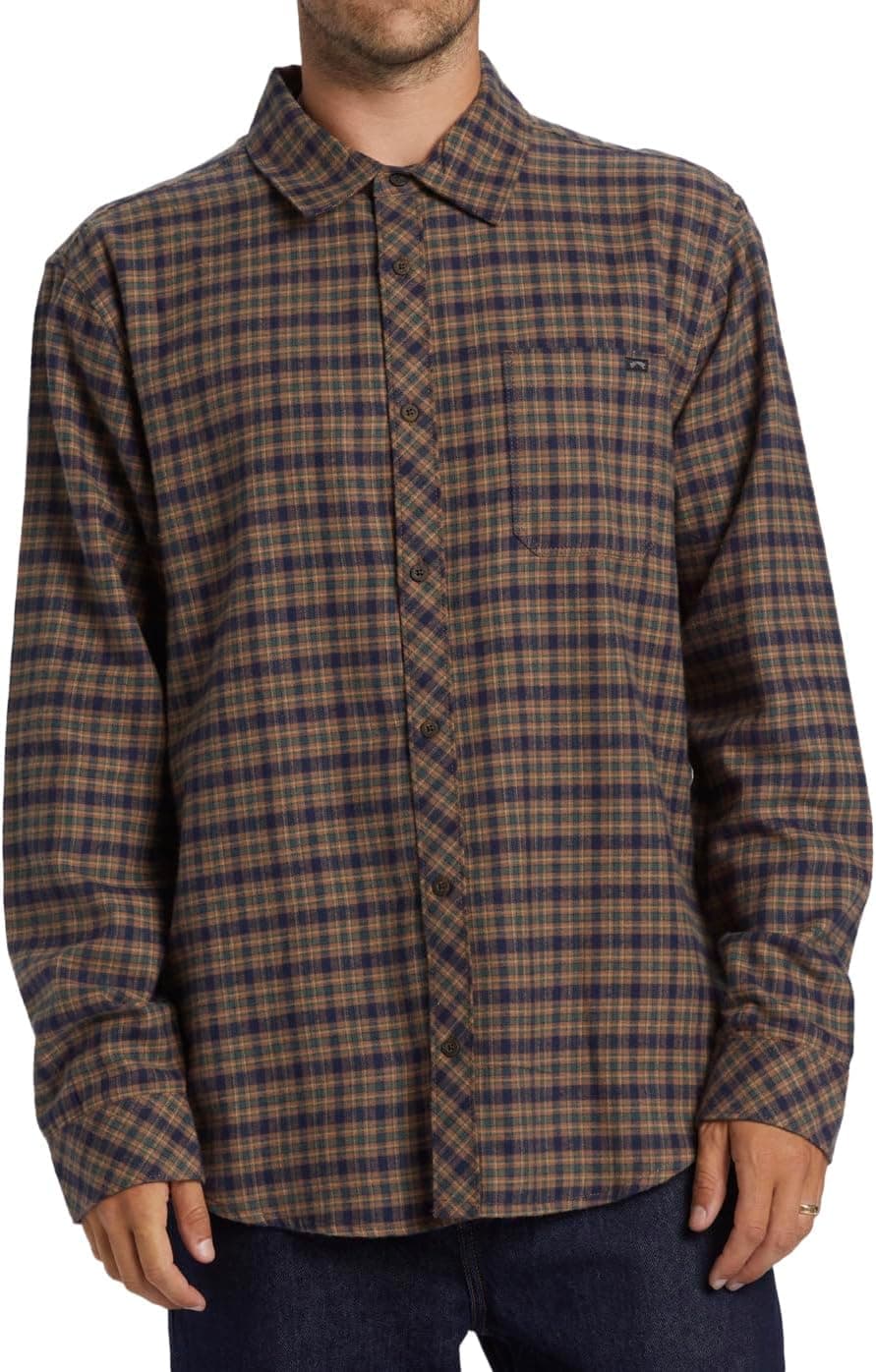 Billabong Coastline Flannel - camisa de manga comprida para homem