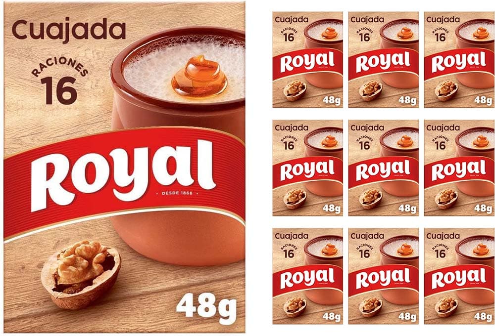 Royal Coalhada, preparado em pó, pack de 40 x 12 g - 480 g, 10 caixas