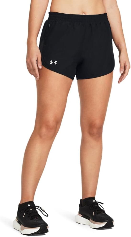 Under Armour Mulheres Fly by Short Calções preto 001 - preto