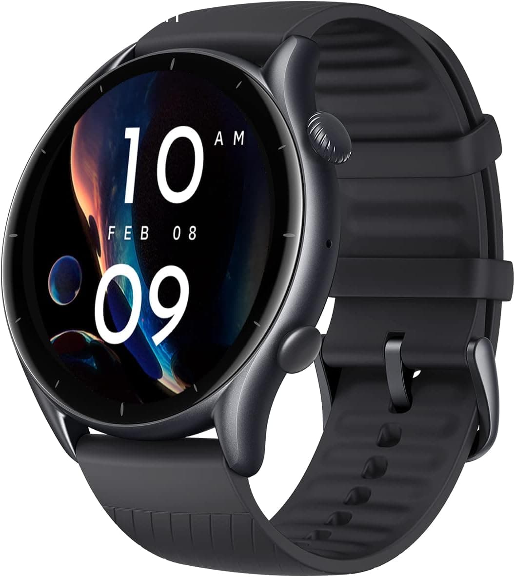 Amazfit GTR 3 Smartwatch ecrã AMOLED de 1,39" relógio inteligente fitness GPS 150 modos desportivos 21 dias de duração da bateria monitorização de saúde Alexa integrado Zepp OS sistema 5ATM