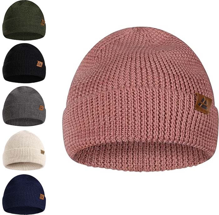DANISH ENDURANCE Gorro Beanie de lã Merino para homem e mulher, macio e elástico, materiais reciclados