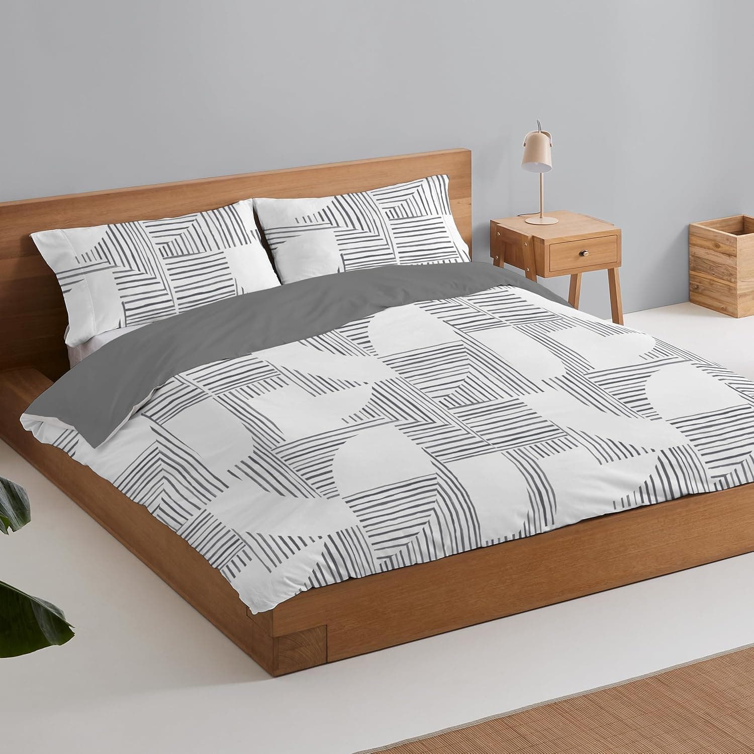 Capa de edredão Heka - impressão digital, cama de 105 cm