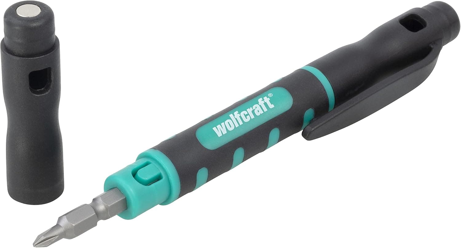 wolfcraft Chave de fenda de precisão micro I 8736000 I ferramenta de bolso para parafusos micro 