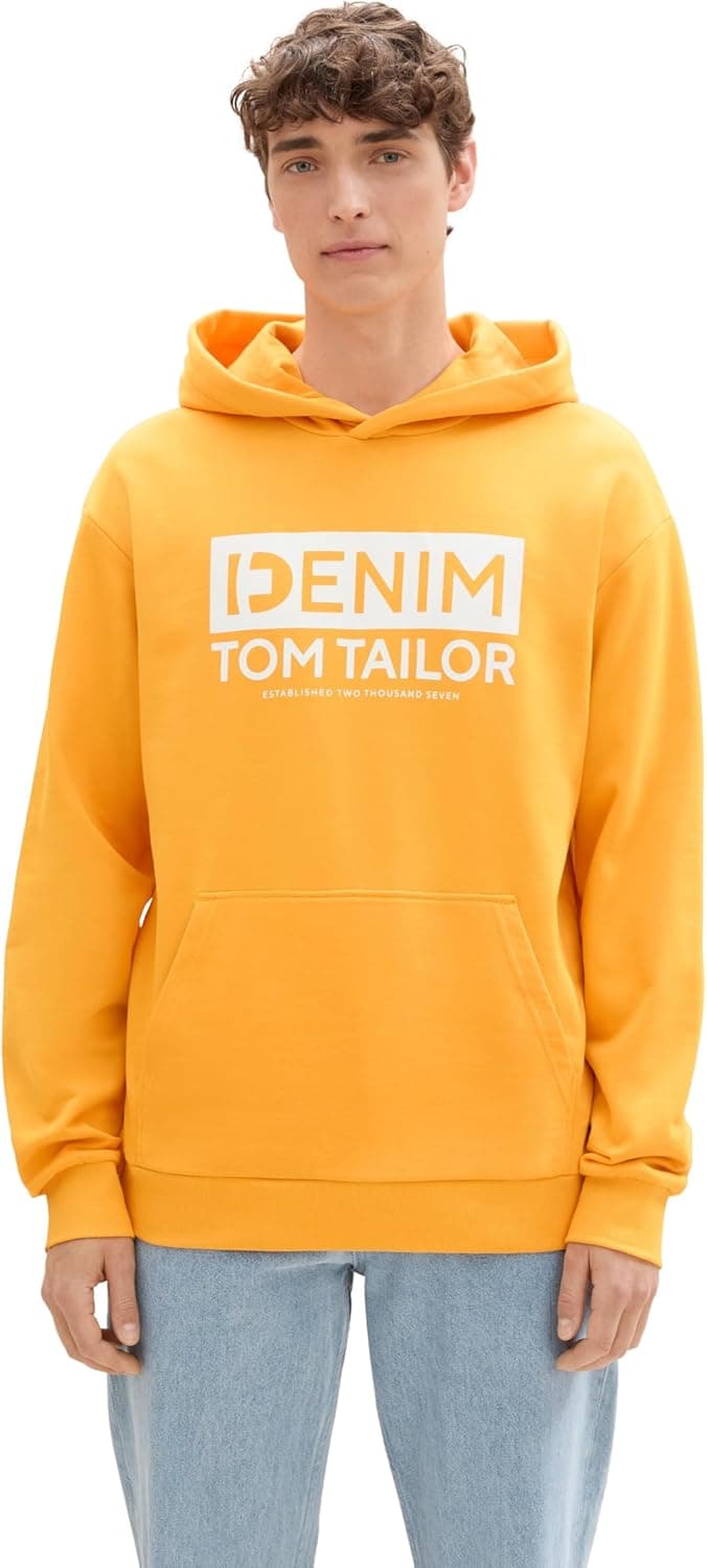 TOM TAILOR Denim Camisola com capuz para homem