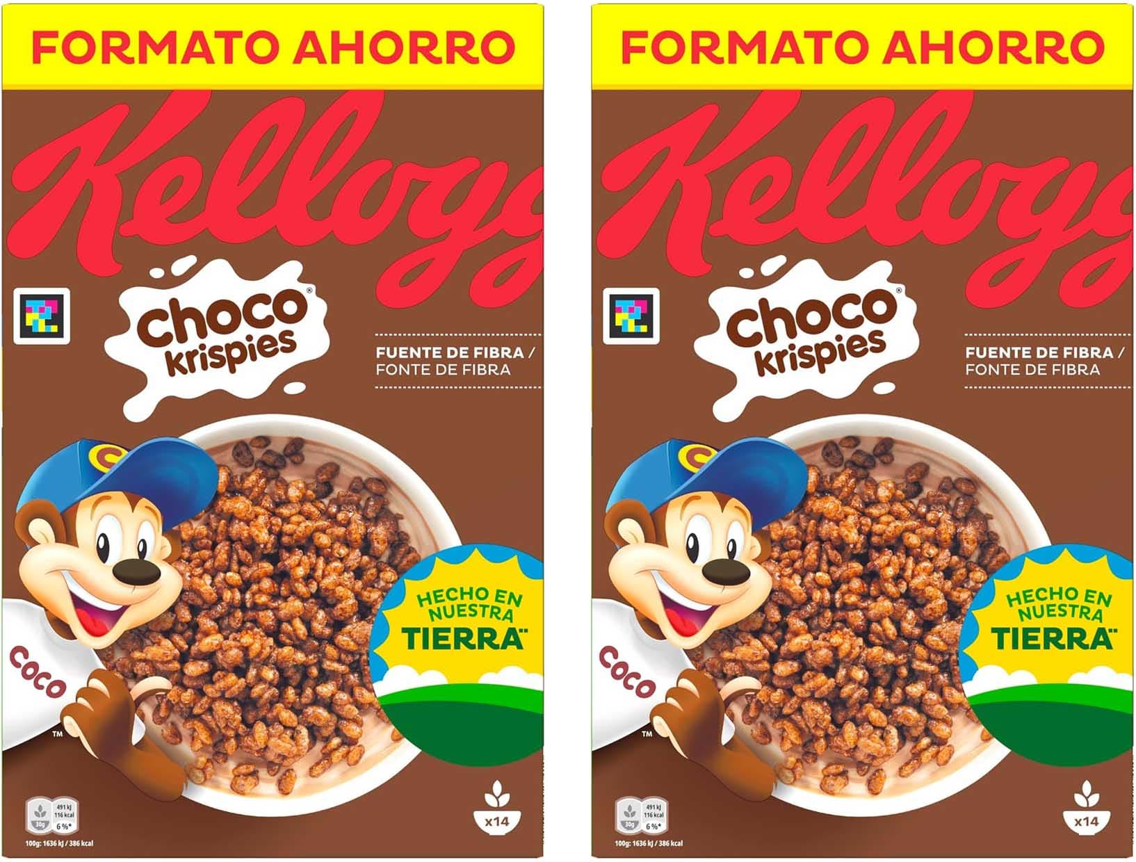 Kellogg's Choco Krispies Cereais 420 g (x2)