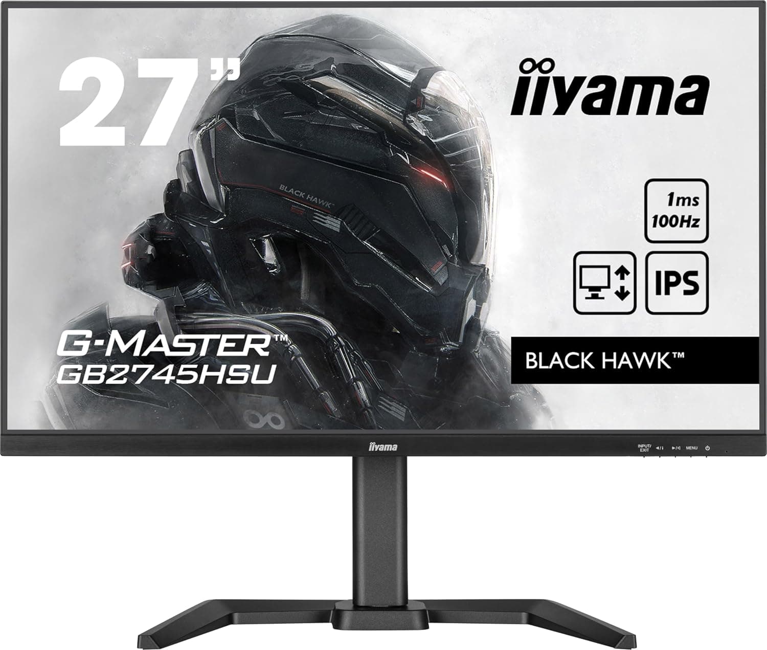 iiyama GB2745HSU-B2 | Monitor IPS 27 polegadas Full HD 100 Hz com suporte ajustável