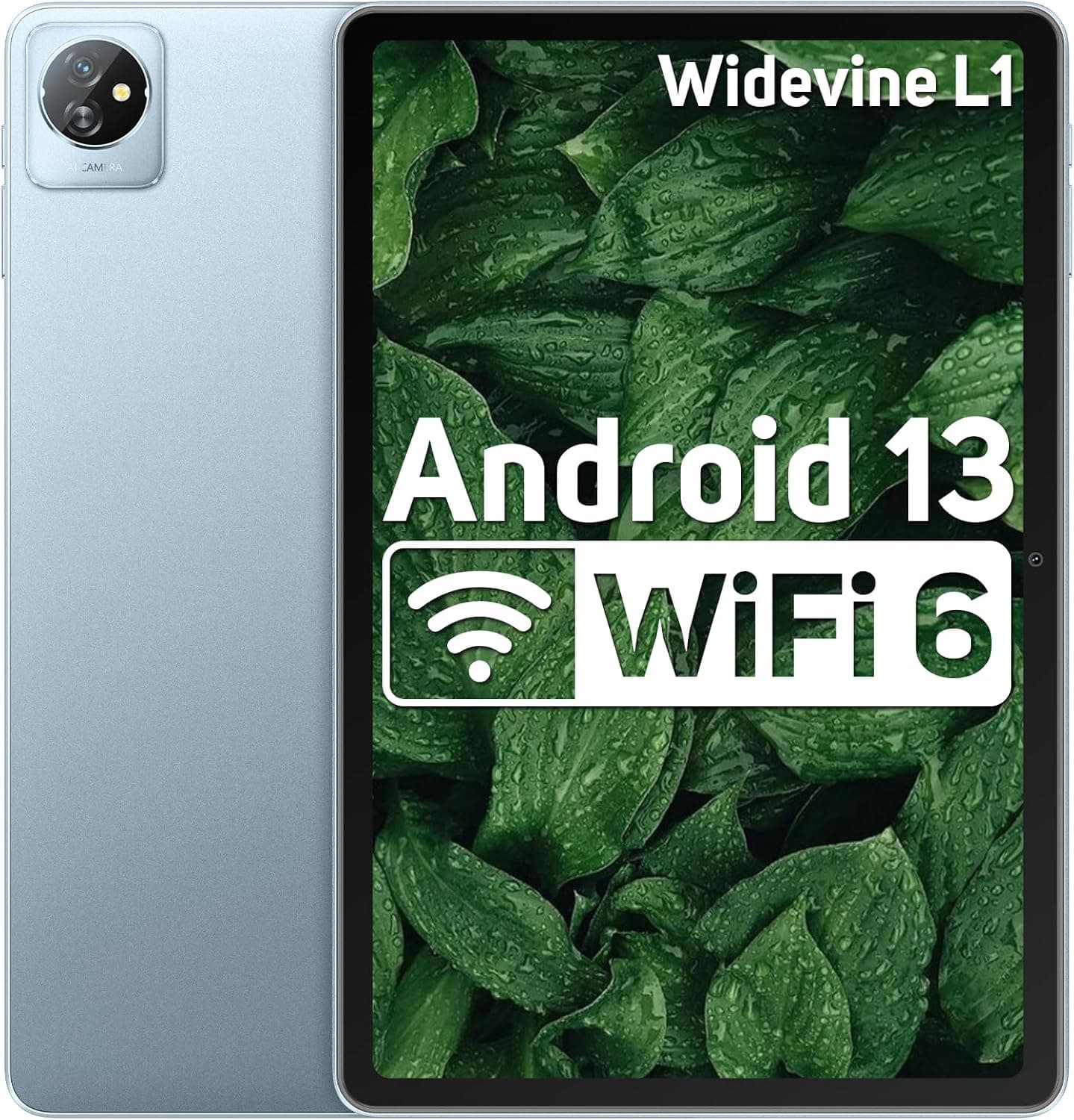 Blackview Tablet Tab70 Wi-Fi de 10 polegadas (2024), 8 GB+64 GB/2 TB Android 13 Tablet, WiFi 6, BT5.0, 6580 mAh Android Tablet, câmara 5 MP+2 MP/Type-C/Google GMS 2.0 GHS Z Quad-Quad-Core IPS HD+ WiFi