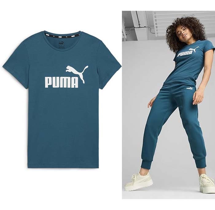 PUMA ESS Logo Tee (S) T-shirt para mulher