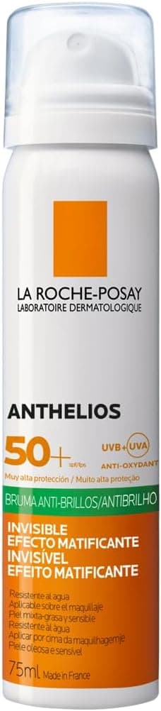 La Roche-Posay Anthelios Invisible Mist | Spray facial protetor solar SPF50, 75 ml