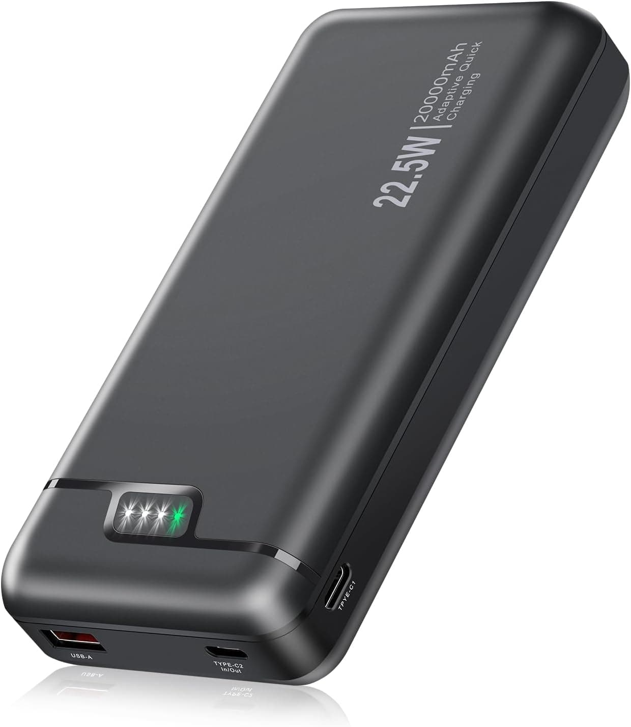 Power Bank 20000mah bateria externa - 22,5 W carregamento rápido carregador portátil Powerbank USB C Input & Output