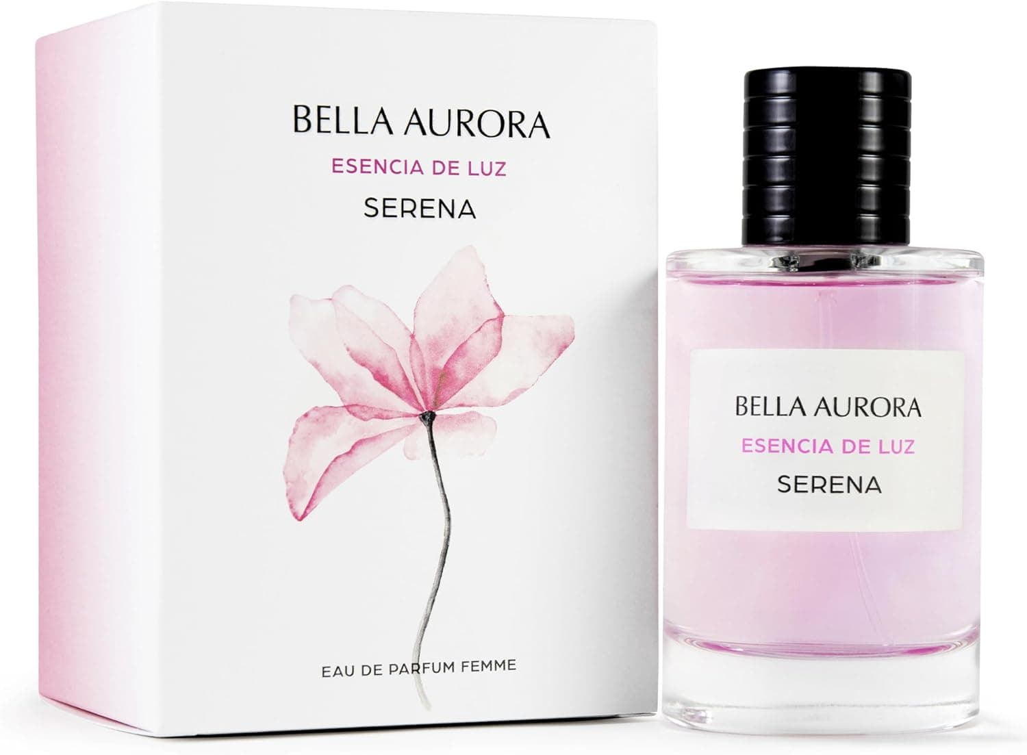 BELLA AURORA - Perfume Serena 100 ml, essência de luz, fragrância floral com ponto cítrico, colónia feminina e romântica