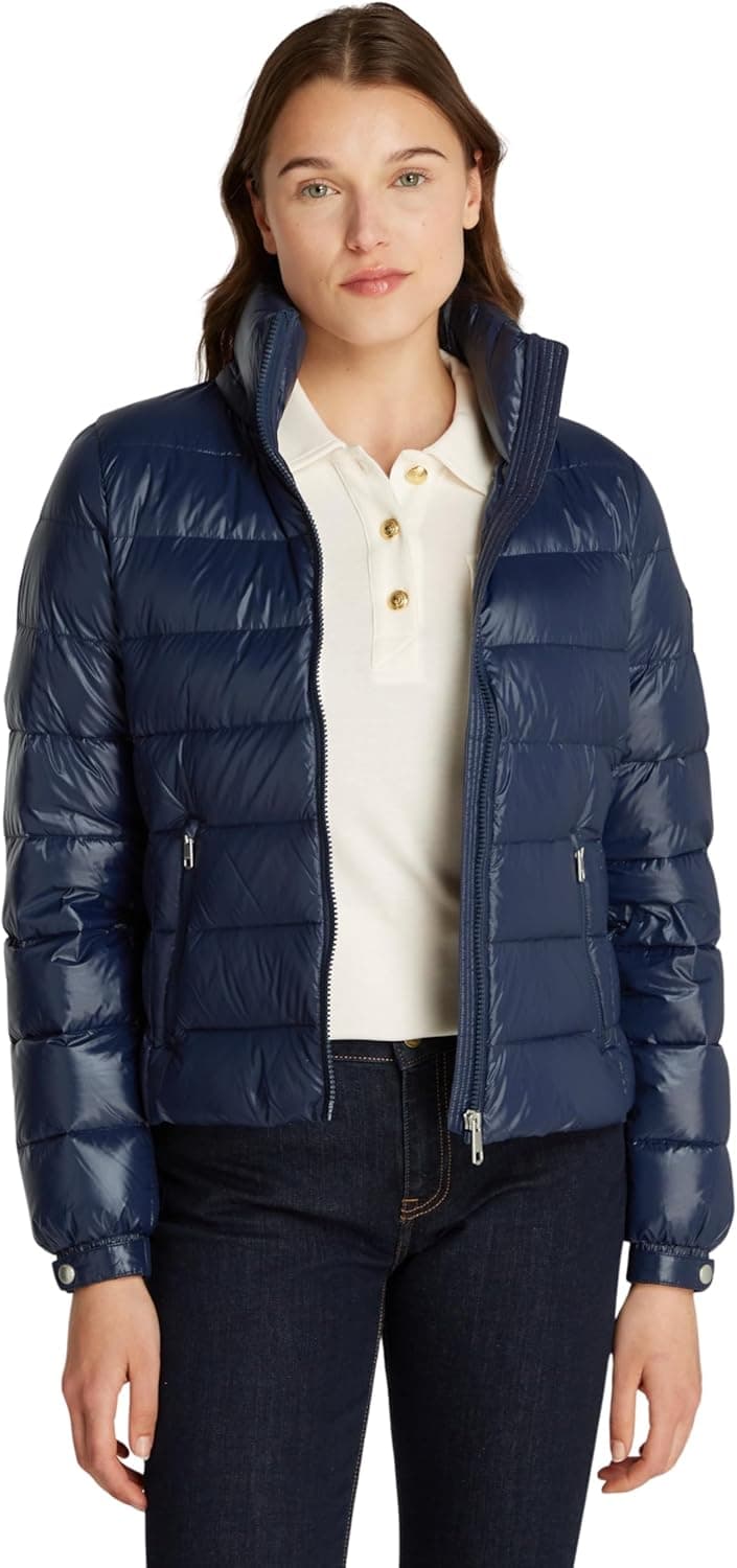 Tommy Hilfiger Casaco acolchoado para mulher Down Feminine Gloss leve