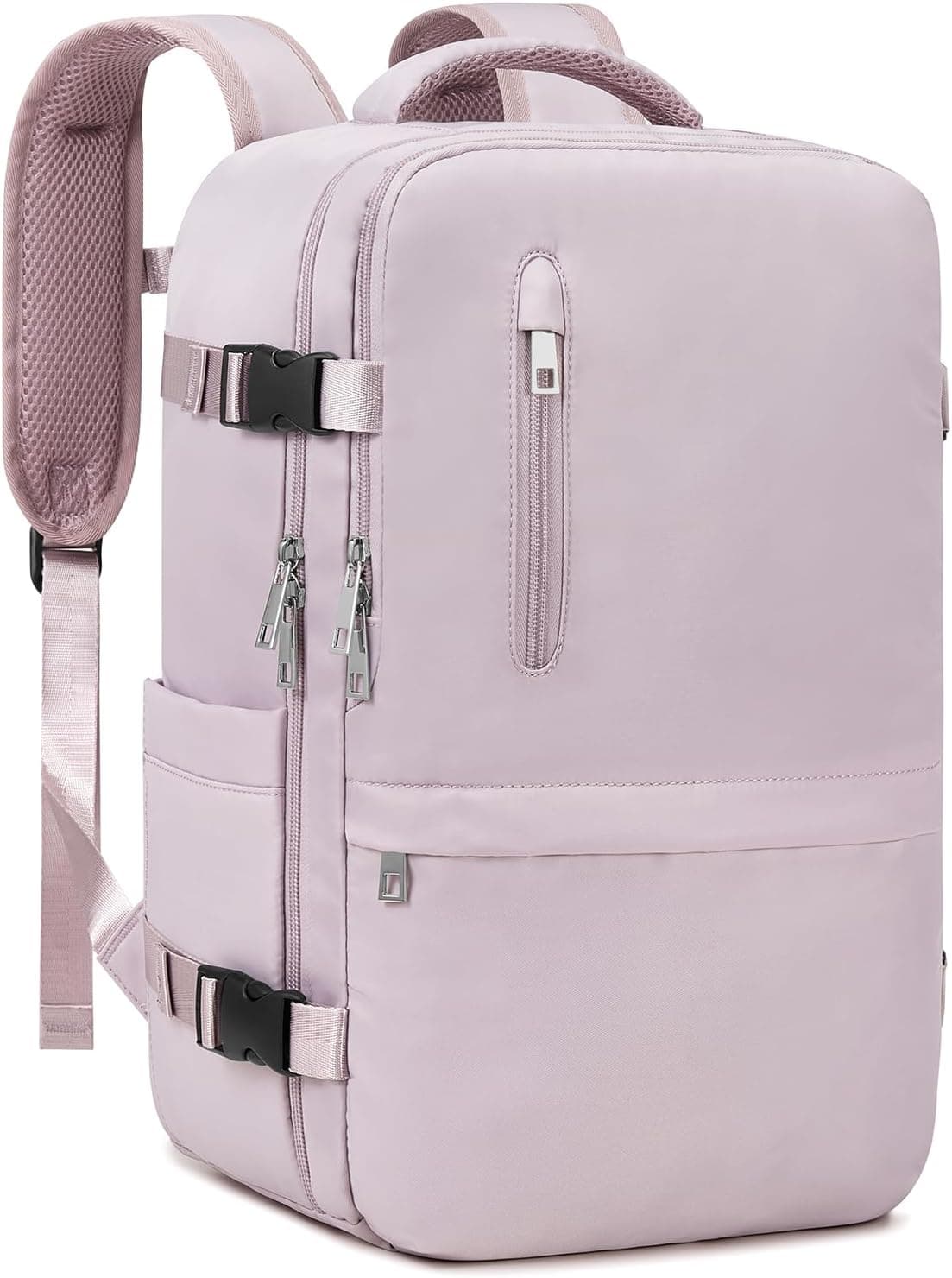 Hayayu Mochila viagem cabine avion 40 x 20 x 25, mochila de cabine para Ryanair 40 x 20 x 25 malas de viagem cabine mochilas 40 x 20 x 25 mochila de viagem cabine 20 L com orifício de carga e bolso