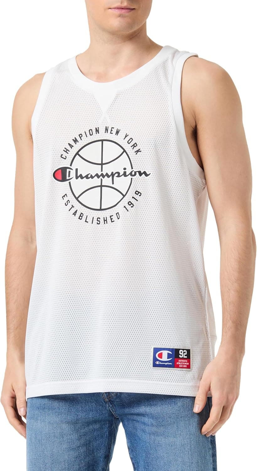 Champion Legacy Modern Basket-S/L Tank T-shirt de alças largas para homem
