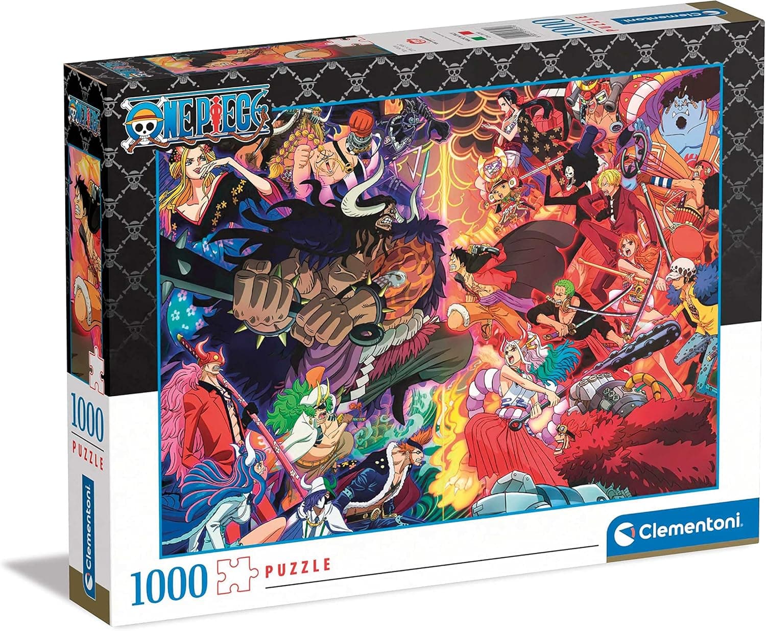 Clementoni - Puzzle adulto 1000 peças One Piece - Desde 14 anos (39751)